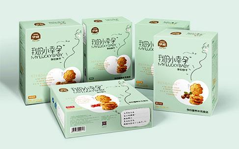 伊威孕婦餅干食品包裝設計