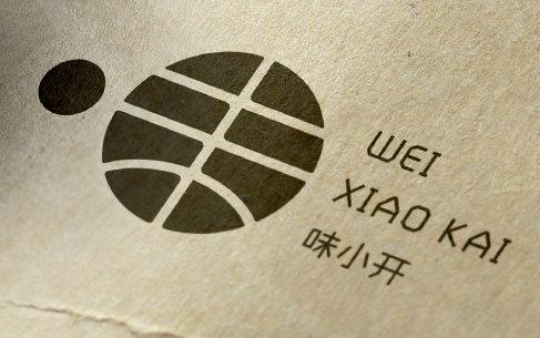 味小開食品LOGO設(shè)計