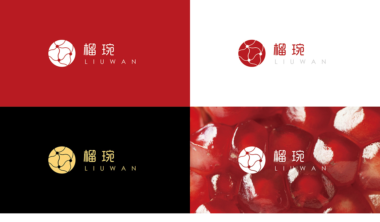 天兆石榴LOGO色系 天兆石榴logo色系